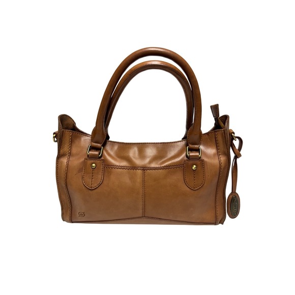 Born‎ Tan Leather Top Handle Satchel Bag - Picture 4 of 14